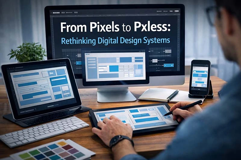 From Pixels to Pxless: Rethinking Digital Design Systems