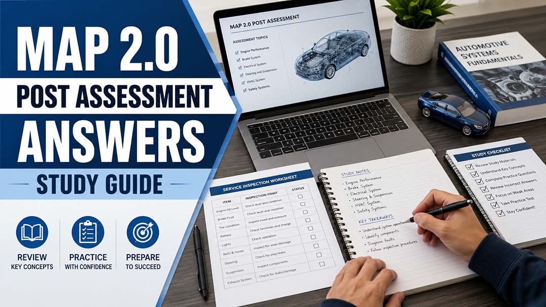 MAP 2.0 Post Assessment Answers Study Guide