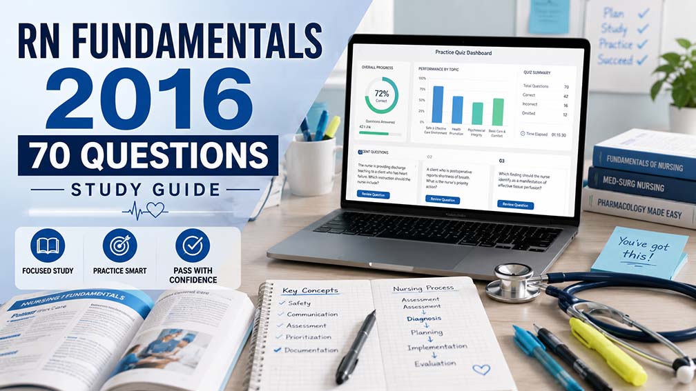 RN Fundamentals 2016 70 Questions Study Guide